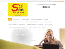 Tablet Screenshot of cookvisiontherapy.com